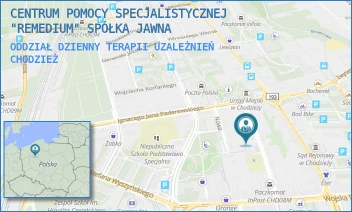 ODDZIAŁ DZIENNY TERAPII UZALEŻNIEŃ - CENTRUM POMOCY SPECJALISTYCZNEJ "REMEDIUM" SPÓŁKA JAWNA - ADAMA MICKIEWICZA 7,  CHODZIEŻ