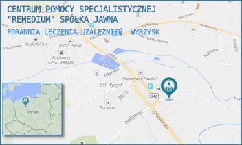 PORADNIA LECZENIA UZALEŻNIEŃ - CENTRUM POMOCY SPECJALISTYCZNEJ "REMEDIUM" SPÓŁKA JAWNA - PLAC WOJSKA POLSKIEGO 19,  WYRZYSK