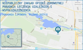 PORADNIA LITEWSKA - NIEPUBLICZNY ZAKŁAD OPIEKI ZDROWOTNEJ PORADNIA LECZENIA UZALEŻNIEŃ I WSPÓŁUZALEŻNIENIA - LITEWSKA 8,  POZNAŃ-JEŻYCE