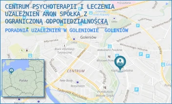 PORADNIA UZALEŻNIEŃ W GOLENIOWIE - CENTRUM PSYCHOTERAPII I LECZENIA UZALEŻNIEŃ ANON SPÓŁKA Z OGRANICZONĄ ODPOWIEDZIALNOŚCIĄ - POCZTOWA 13,  GOLENIÓW