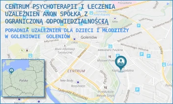 PORADNIA UZALEŻNIEŃ DLA DZIECI I MŁODZIEŻY W GOLENIOWIE - CENTRUM PSYCHOTERAPII I LECZENIA UZALEŻNIEŃ ANON SPÓŁKA Z OGRANICZONĄ ODPOWIEDZIALNOŚCIĄ - POCZTOWA 13,  GOLENIÓW