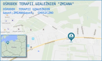 OŚRODEK  TERAPII UZALEŻNIEŃ "ZMIANA" - OŚRODEK TERAPII UZALEŻNIEŃ "ZMIANA" - DRAWIEŃSKA 32,  CHOSZCZNO