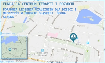 PORADNIA LECZENIA UZALEŻNIEŃ DLA DZIECI I MŁODZIEŻY W ŚRODZIE ŚLĄSKIEJ - FUNDACJA CENTRUM TERAPII I ROZWOJU - ALEJA KONSTYTUCJI 3 MAJA 7,  ŚRODA ŚLĄSKA