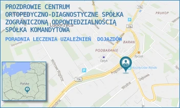 PORADNIA LECZENIA UZALEŻNIEŃ - PROZDROWIE CENTRUM ORTOPEDYCZNO-DIAGNOSTYCZNE SPÓŁKA ZOGRANICZONĄ ODPOWIEDZIALNOŚCIĄ SPÓŁKA KOMANDYTOWA - UL. POGODNA 28, DOJAZDÓW