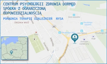 PORADNIA TERAPII UZALEŻNIEŃ - CENTRUM PSYCHOLOGII ZDROWIA DORMED SPÓŁKA Z OGRANICZONĄ ODPOWIEDZIALNOŚCIĄ - UL. STEFANA CZARNIECKIEGO 4A,  NYSA