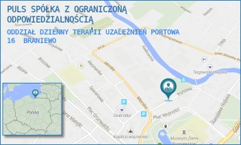 ODDZIAŁ DZIENNY TERAPII UZALEŻNIEŃ PORTOWA 16 - PULS SPÓŁKA Z OGRANICZONĄ ODPOWIEDZIALNOŚCIĄ - PORTOWA 16,  BRANIEWO