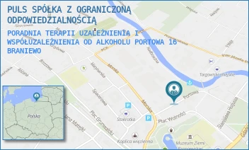 PORADNIA TERAPII UZALEŻNIENIA I WSPÓŁUZALEŻNIENIA OD ALKOHOLU PORTOWA 16 - PULS SPÓŁKA Z OGRANICZONĄ ODPOWIEDZIALNOŚCIĄ - PORTOWA 16,  BRANIEWO