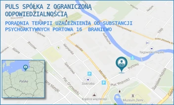 PORADNIA TERAPII UZALEŻNIENIA OD SUBSTANCJI PSYCHOAKTYWNYCH PORTOWA 16 - PULS SPÓŁKA Z OGRANICZONĄ ODPOWIEDZIALNOŚCIĄ - PORTOWA 16,  BRANIEWO
